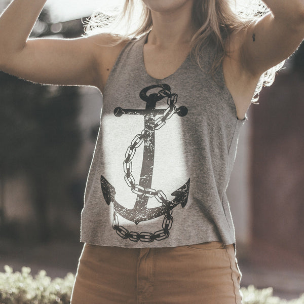 Sleeveless Anchor Tee